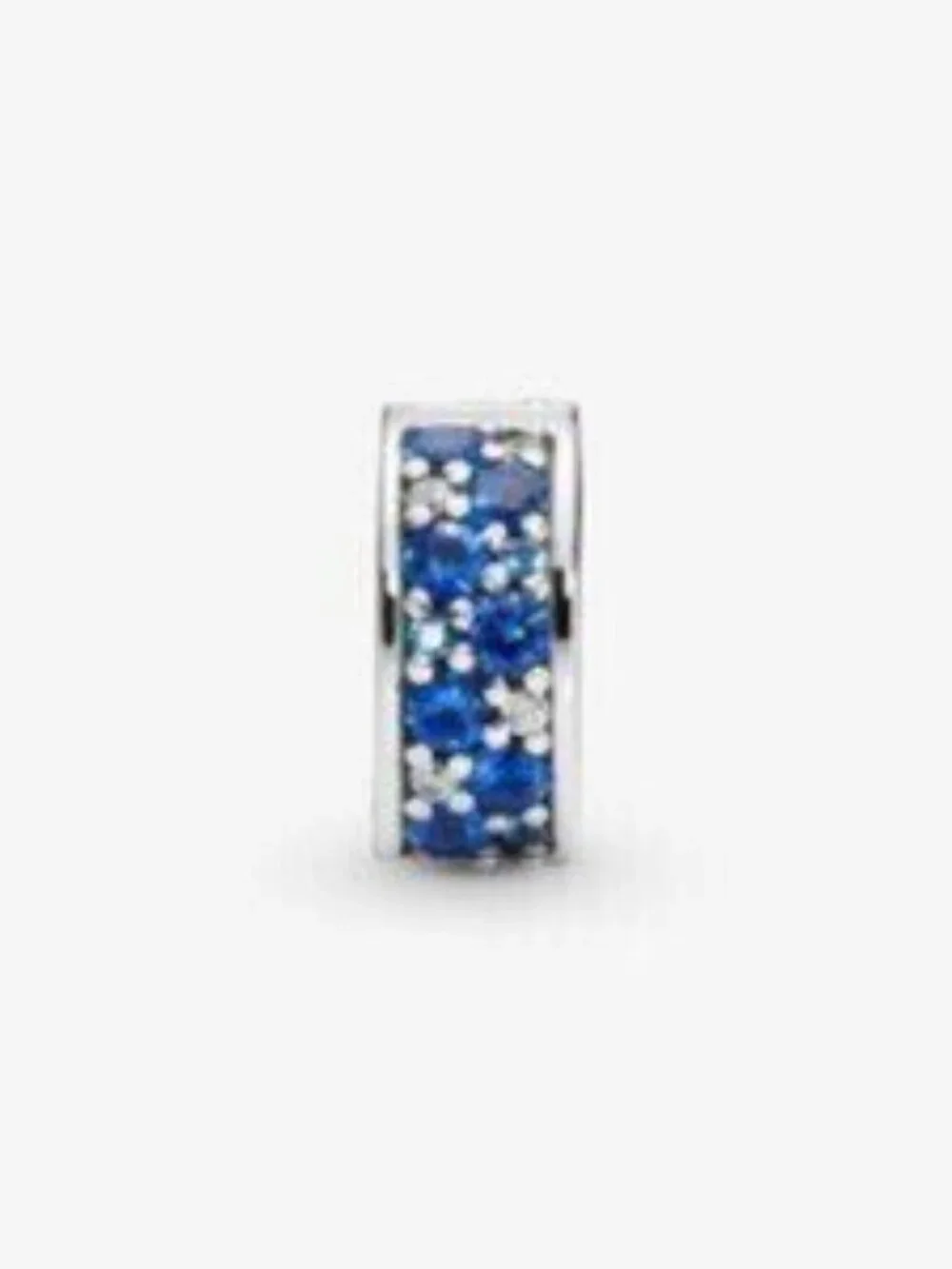 Pandora Blue Pav Clip Charm